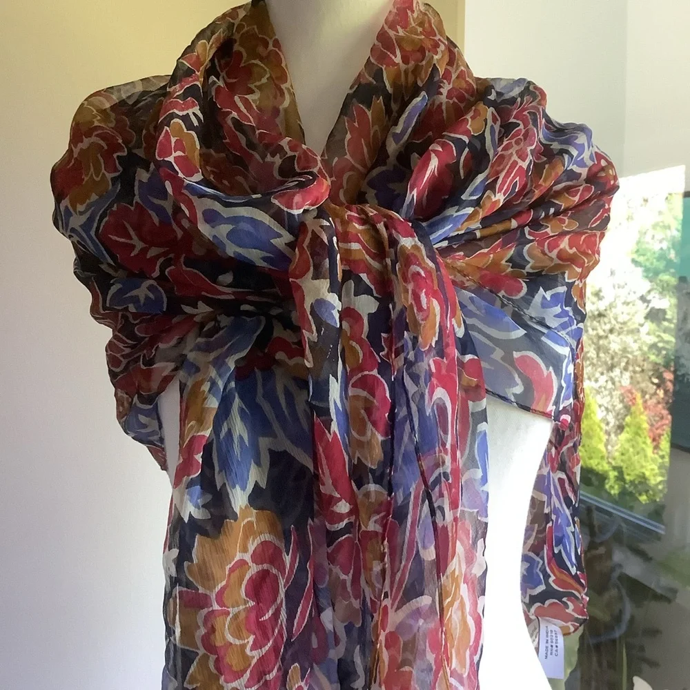 Lucky Brand Floral Scarf - Multicolor
